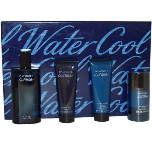 Davidoff Cool Water 4 Piece Perfume Gift Set for Men
