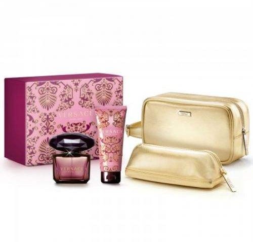 Versace Crystal Noir 4 Piece Perfume Gift Set For Women