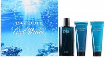 Davidoff Cool Water 3 Piece Perfume Gift Set for Men