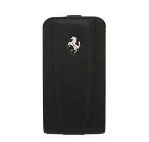 Ferrari Flip Type for iPhone 4/4S - (Black)
