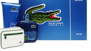 Lacoste Eau De Lacoste L 12.12 Bleu Gift Set for Men