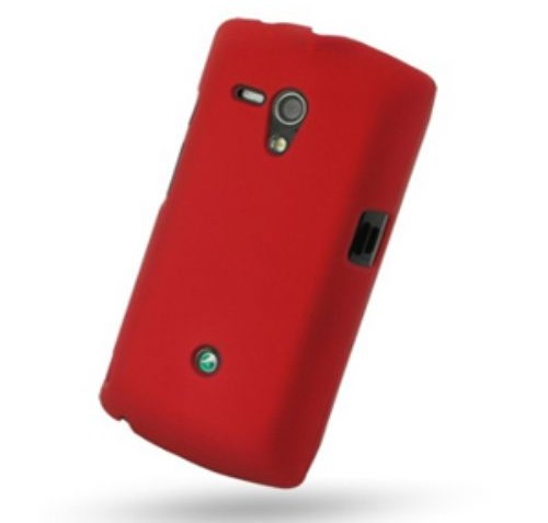 Rubberized Hard Cover for Sony Xperia Neo L MT25i (Red)
