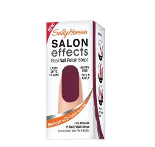 Sally Hansen Salon Effects Real Nail Polish Strips - PLUM-MET