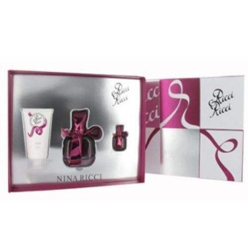 Nina Ricci Ricci 3 Piece Perfume Gift Set for Women