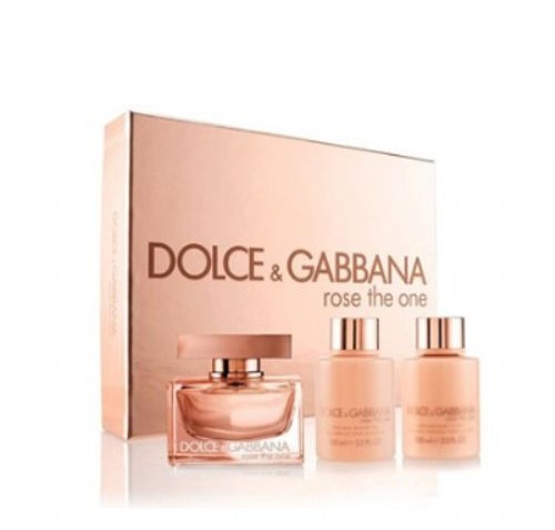 DolceGabbana DG Rose The One 3 Pc Perfume Gift Set for Women