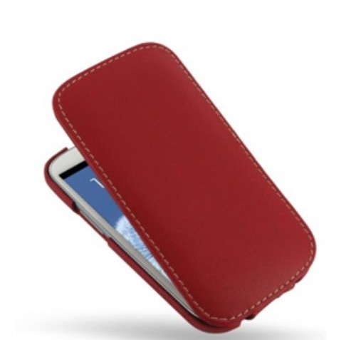 Pdair Slim Leather Case Samsung Galaxy S3 GT-i9300 (Red)