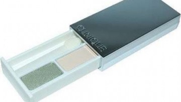 Clinique Eyeshadow in Two shades of the Sparkling sage and French vanilla