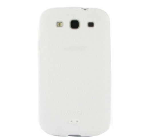 Pdair Luxury Silicone Case for Samsung Galaxy S III S3 GT-i9300 (White)