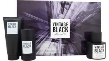 Kenneth Cole Black Vintage 3 Piece Perfume Set For Men