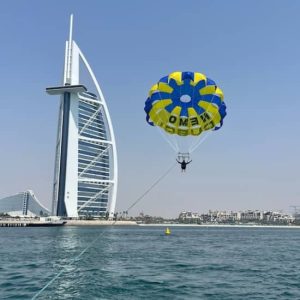 Dubai Parasailing: Experience with Burj Al Arab Sights at Jumeirah Mosque, Dubai, United Arab Emirates Activities Shop Online at Special Price from UAE Mega Deals