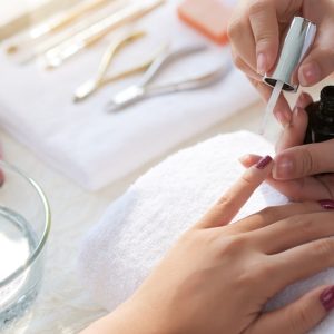 Get Classic Or Gelish Manicure & Pedicure W/W/O Hair Wash & Blow-Dry NAILS Shop Online at Special Price from UAE Mega Deals