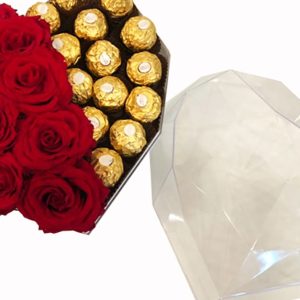 Roses With Ferrero Chocolates Shop Online at Special Price from UAE Mega Deals
