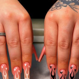 Acrylic Nail Extensions W Classic Or Gelish Color & Optional Pedicure NAILS Shop Online at Special Price from UAE Mega Deals