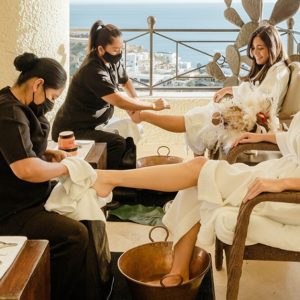 Enjoy A Haircut And Wash Or Pedicure And Manicure At Home NAILS Shop Online at Special Price from UAE Mega Deals