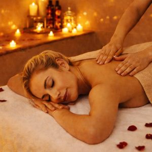 Full Body Aromatherapy Spa + Optional Blowdry Or Moroccan Bath MASSAGE Shop Online at Special Price from UAE Mega Deals
