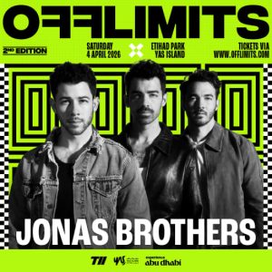 OFFLIMITS Music Festival – Shakira, Jonas Brothers, NE-YO & More at Etihad Park, Abu Dhabi, United Arab Emirates Concerts Shop Online at Special Price from UAE Mega Deals