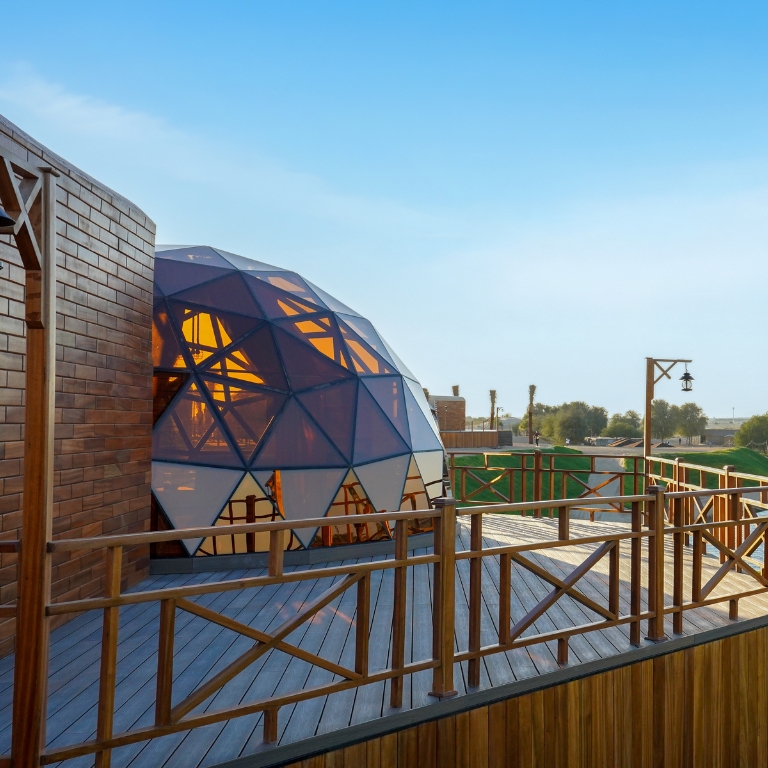 Al Marmoom Domes Desert Glamping & Dining experience in Dubai  Al Marmoom Domes