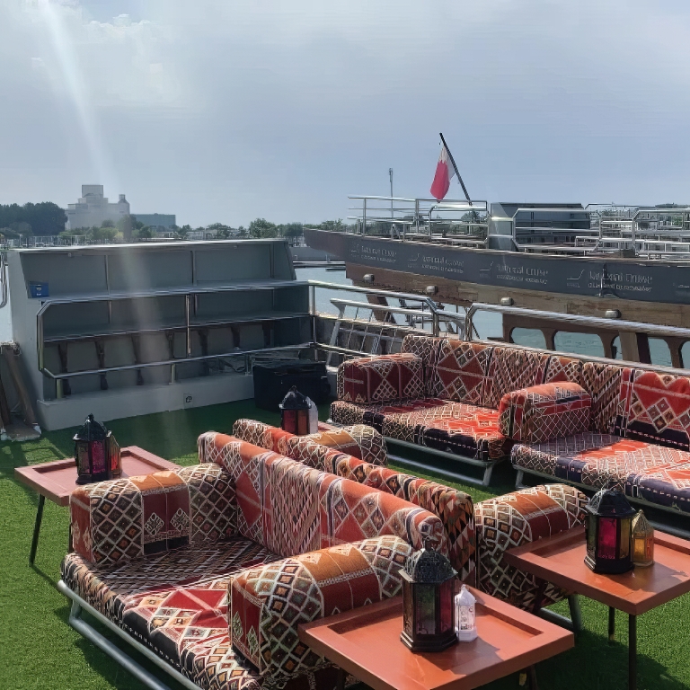 Discover Dhow Sunset Cruise  National Cruise Office (Green Container) located in Box Park