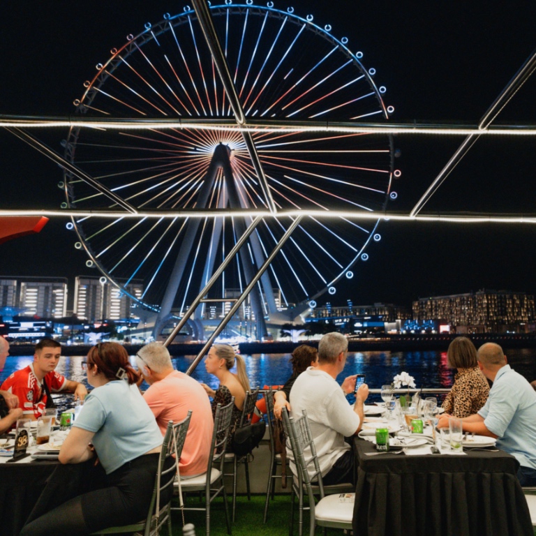 Dubai Marina Dinner Cruise with Live Music & Open Bar  Yachts - Boarding Point