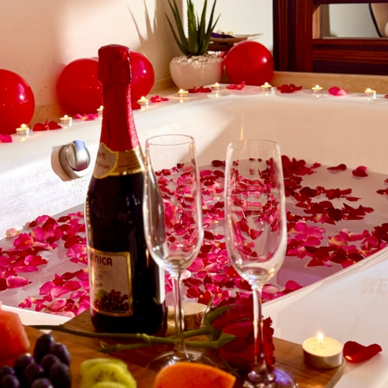 Dubai's Viral Flower Bath Journey - Bali-Inspired Spa Experience at Oasis Mall  Oasis Mall