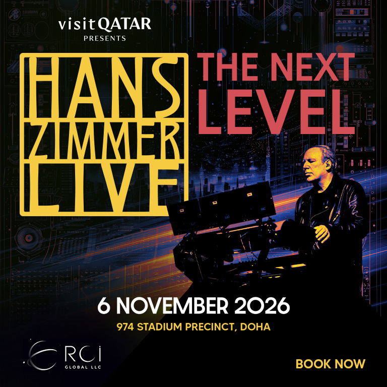 Hans Zimmer enters THE NEXT LEVEL... in Doha  974 Stadium Precinct