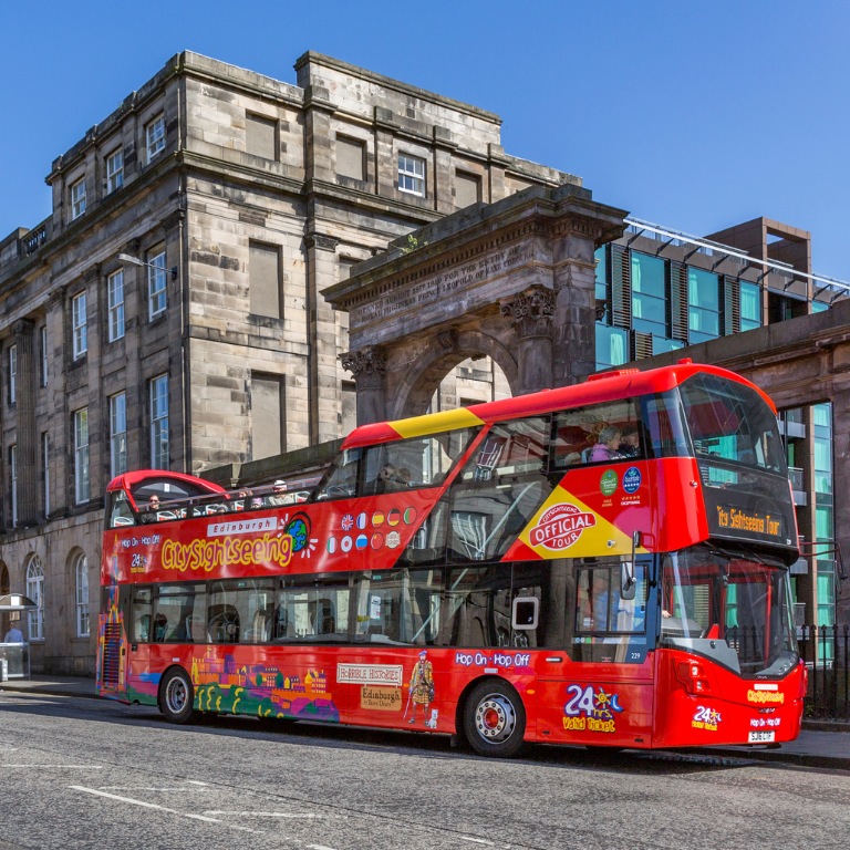 Hop On Hop Off Edinburgh 24 Hours  Edinburgh