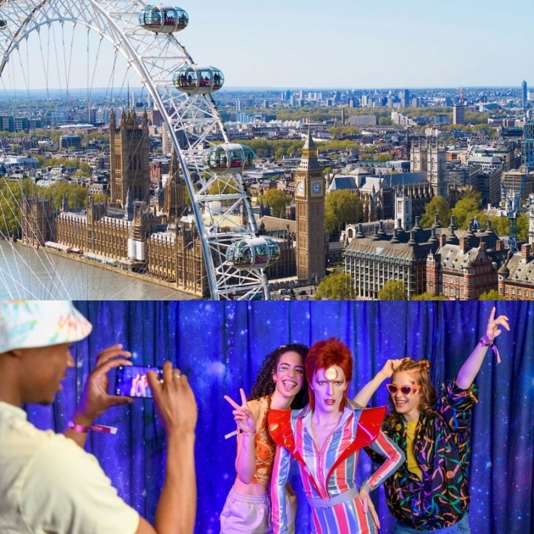 London Eye + Madame Tussauds London - 2 way ticket  London Eye