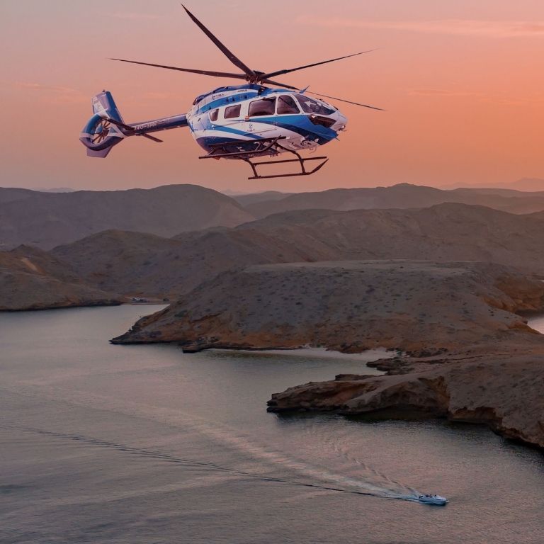 Muscat Helicopter Tour  Al Sharqiya Aviation