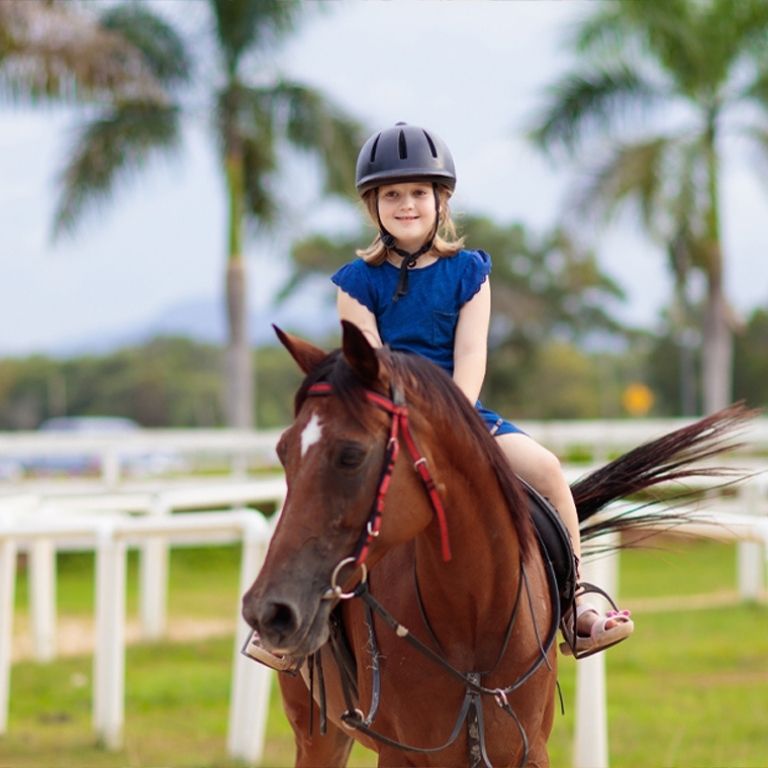 Pony Ride at Al Forsan  Al Forsan Equestrian Centre