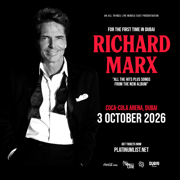 Richard Marx Live at Coca-Cola Arena in Dubai  Coca-Cola Arena