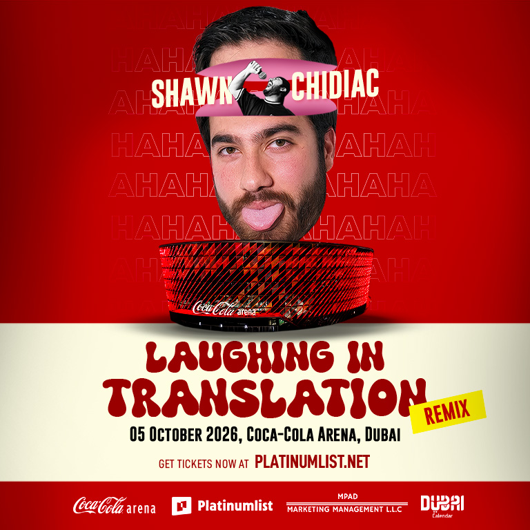 Shawn Chidiac Live - Laughing in Translation Remix in Dubai  Coca-Cola Arena