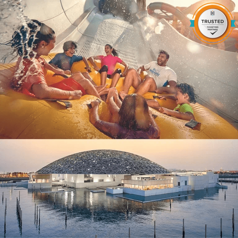 Yas Waterworld Abu Dhabi + Louvre - Combo  Abu Dhabi