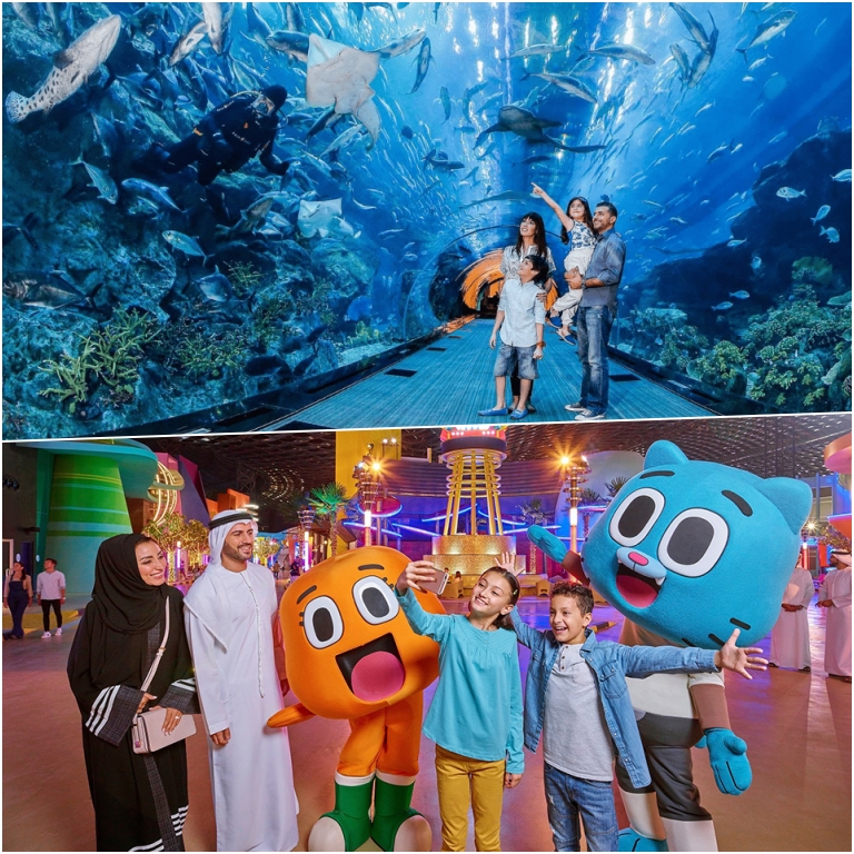 IMG Park + Dubai Aquarium - Combo  IMG Worlds of Adventure Dubai