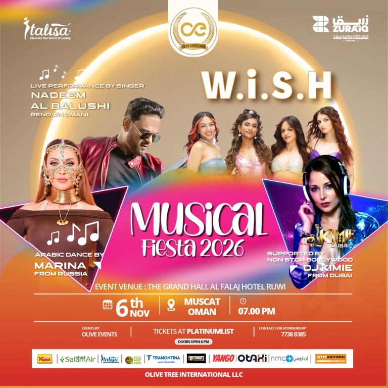 Musical Fiesta 2026 in Muscat  Al Falaj Hotel