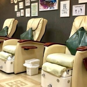 Polish & Pamper: Classic Or Gelish Mani-pedi With Spa NAILS Shop Online at Special Price from UAE Mega Deals