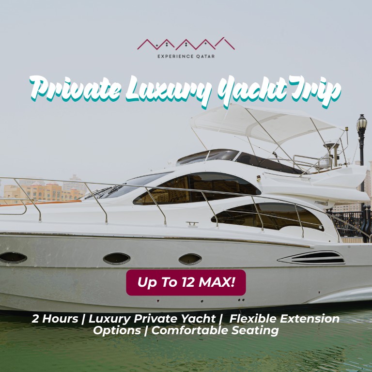 Private Luxury Yacht Trip  The Pearl Qatar
