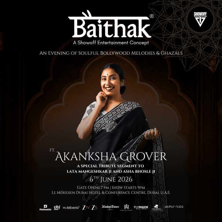 Baithak ft. Akanksha Grover in Dubai  Le Méridien Dubai Hotel & Conference Centre