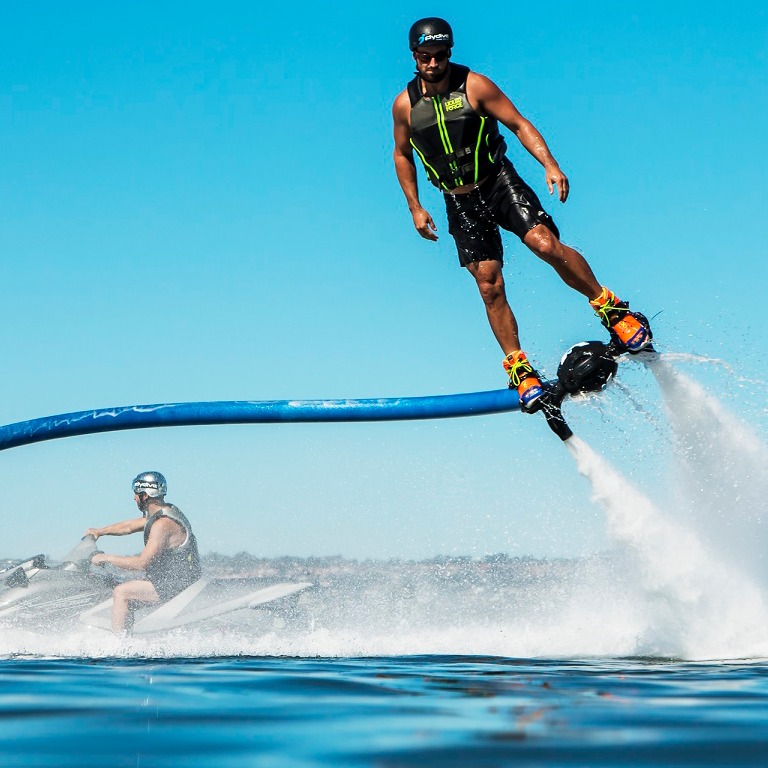 Flyboarding at Old Mina Port - Qool Qatar  Old Mina Port