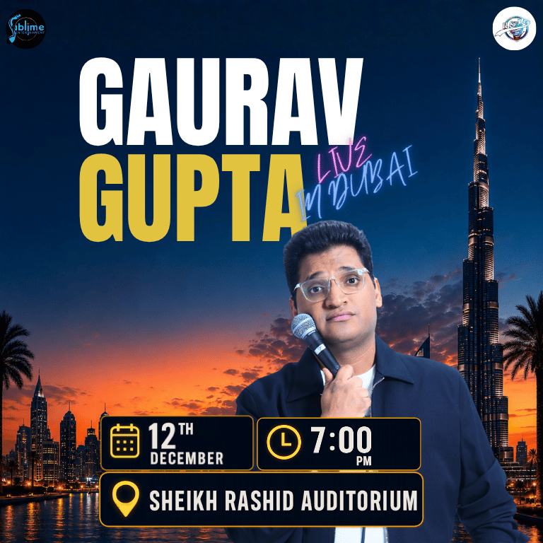 Gaurav Gupta Live in Dubai  Sheikh Rashid Auditorium
