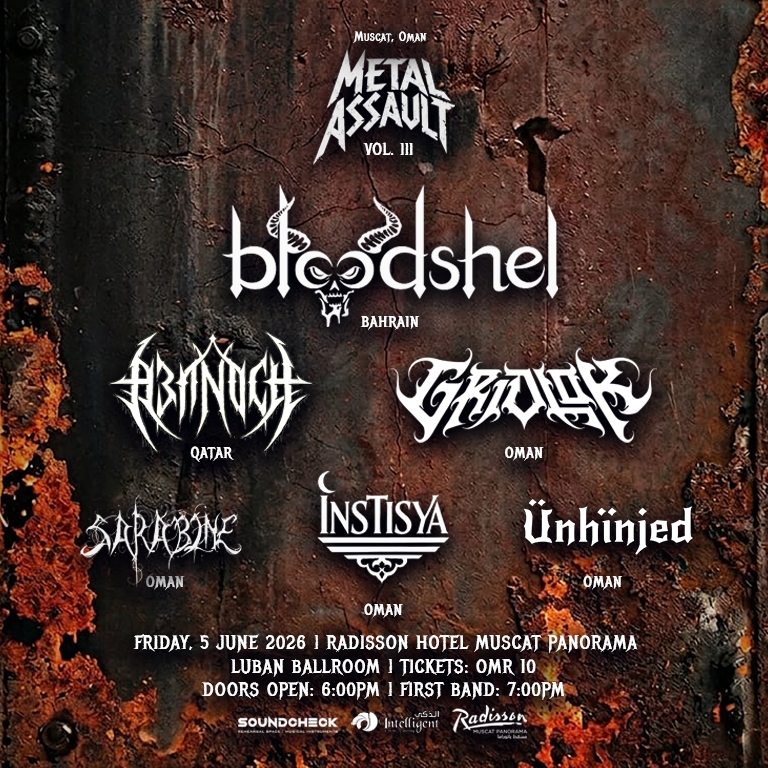 Metal Assault Vol. 3 in Muscat  Radisson Hotel Muscat Panorama