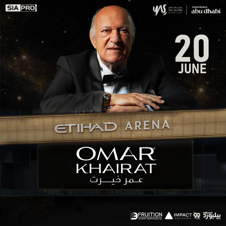 Omar Khairat Live in Abu Dhabi  Etihad Arena