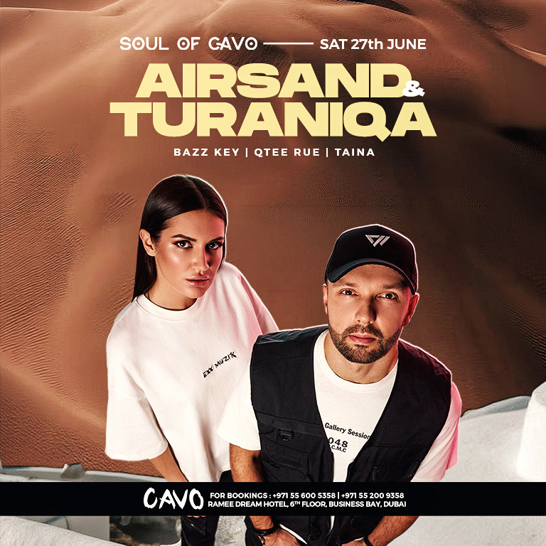 Soul of Cavo featuring Airsand & Turaniqa live in Dubai  Cavo