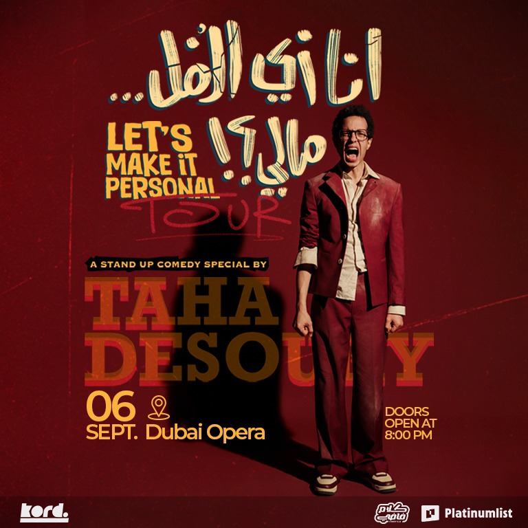 Taha Desouky - Stand Up Comedy Show in Dubai  Dubai Opera