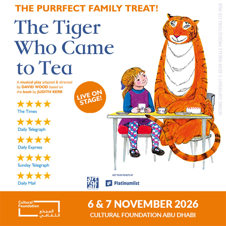 The Tiger Who Came To Tea at Cultural Foundation Abu Dhabi  Cultural Foundation